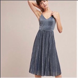 Anthropologie Lunar Shimmer Elevenses Dress
